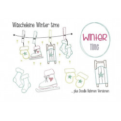 Stickserie - Winter Time - Frau H.
